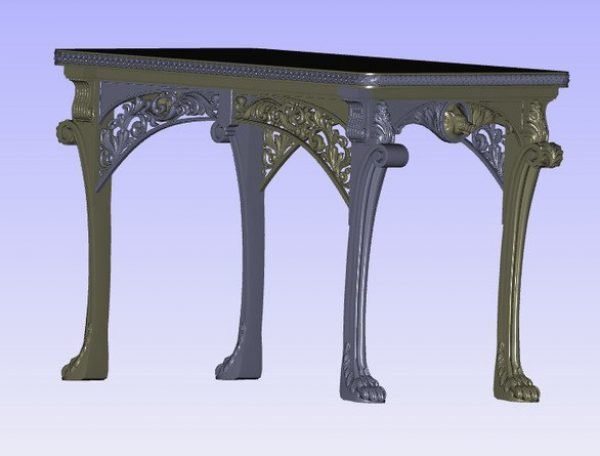 Dinning Table Free 3D models for CNC in STL Format