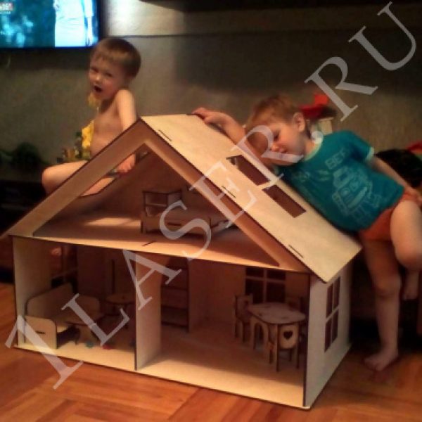 Doll house with furniture Layout