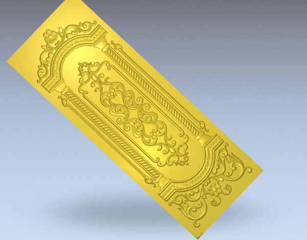 Door 3D Design, Door 3D Design for CNC Router Engraving 08