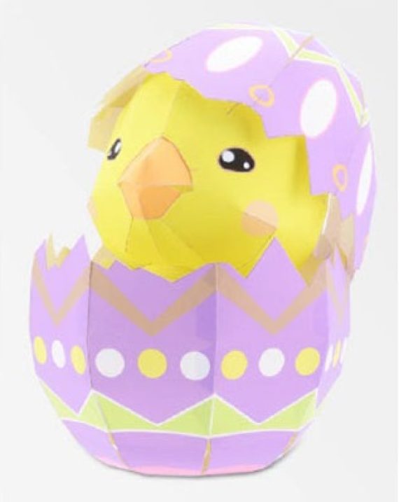 Easter Egg FREE!! 3d Papercraft Template