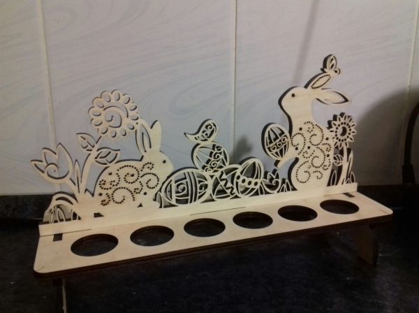 Easter bunny egg stand CDR Layout