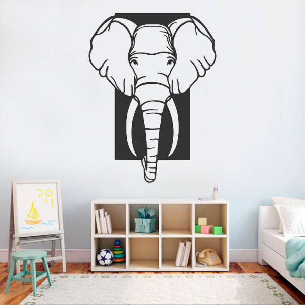 Elephant Metal Decor, Metal Wall Decor Living Room Decor