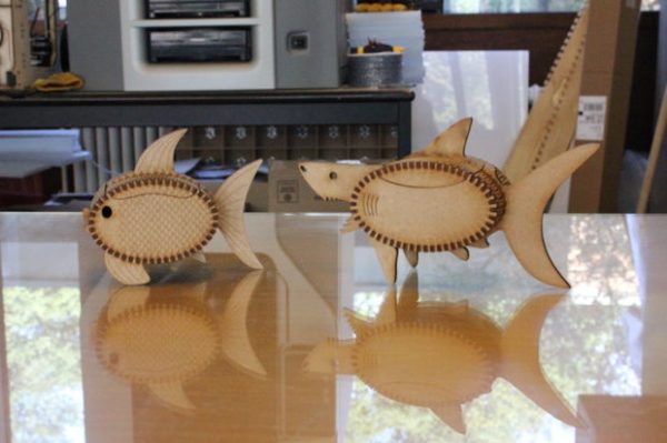 FISH CASKET CNC LASER CUTTING CDR DXF FILE FREE