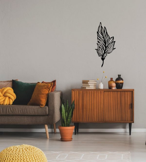 Feather Metal Metal Wall Art Wall Decor Feathers Wall Hanging