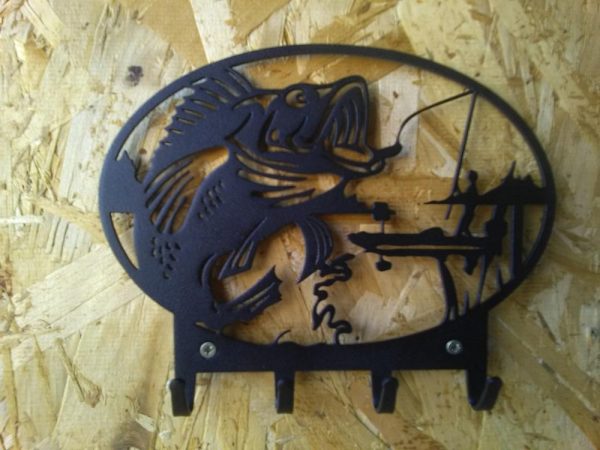 Fishing Key Holder Key Hook Hanger DXF File