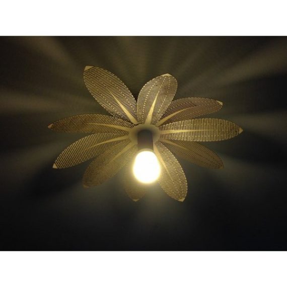 Flower Lamp Laser Cut DXF File