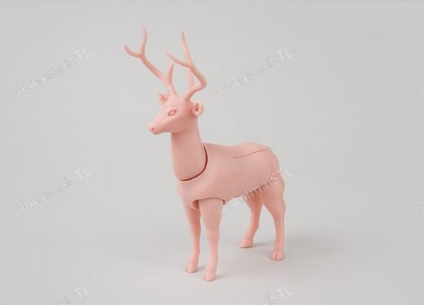 Foldable Deer 3d Model