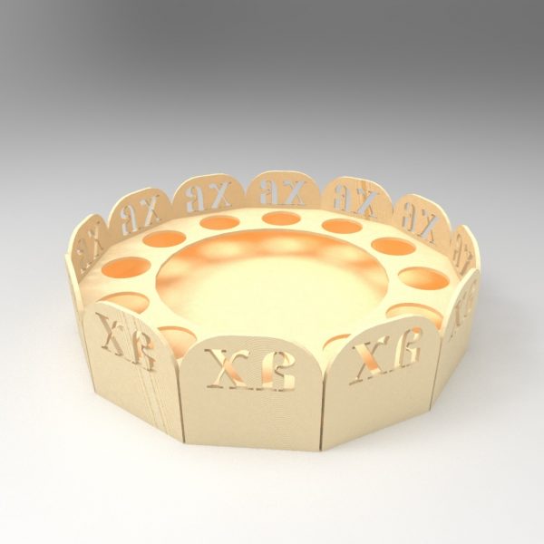 Free layout for Easter cake and a dozen eggs