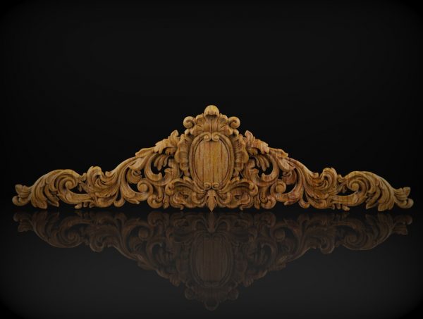 Furniture Design STL Model for CNC Router, Headboards, Bed Back Design 3