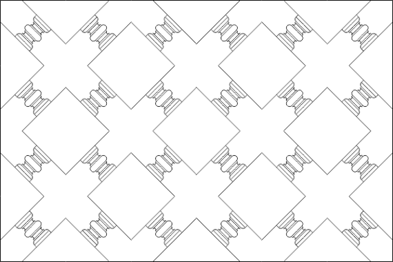 Geometric Islamic Pattern DWG File