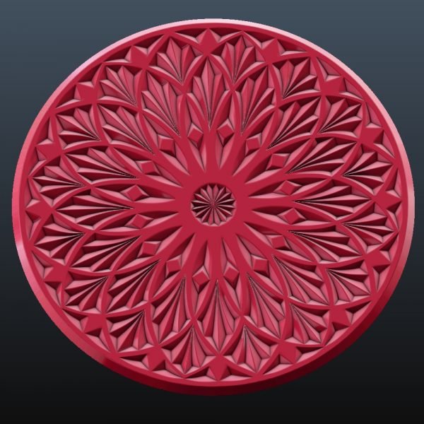 Geometric Pattern STL FOR ROUTER, ARTCAM AND ASPIRE FREE ART 3D MODEL DOWNLOAD FOR CNC 2