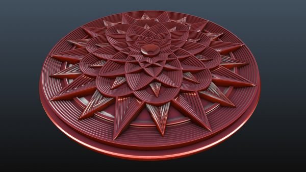 Geometric Pattern STL FOR ROUTER, ARTCAM AND ASPIRE FREE ART 3D MODEL DOWNLOAD FOR CNC