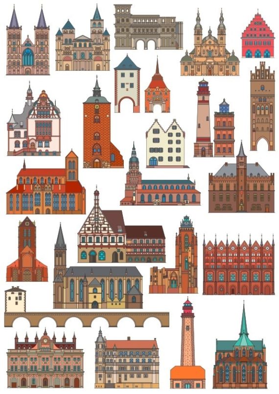 Germany Architect Set Vector CDR File