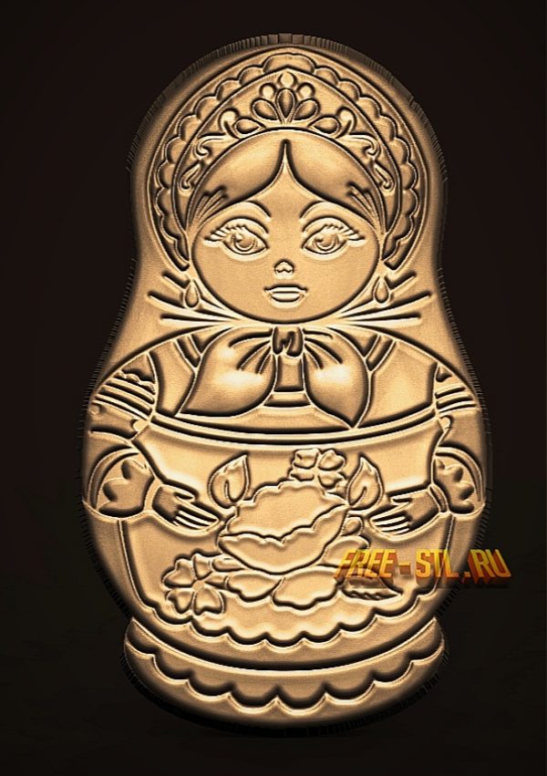 Gingerbread Matryoshka. STL format
