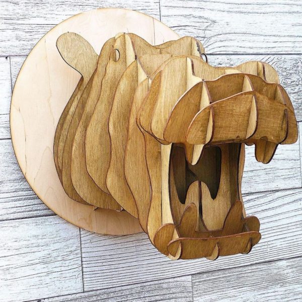 HIPPO WOODEN CNC CUTTING FILE FREE