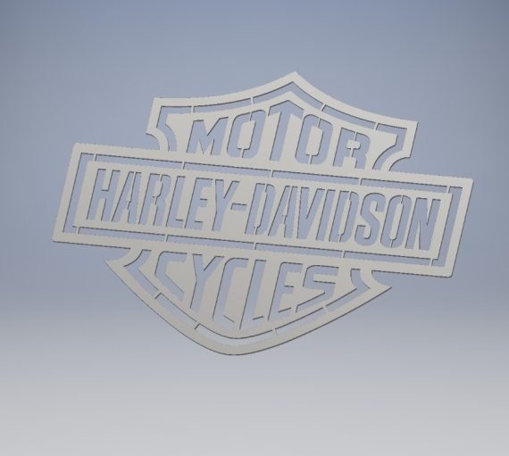 Harley Davidson Motor engine wall trim