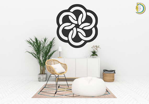 Infinity Metal Wall Art Metal Wall Decoration For Home Office