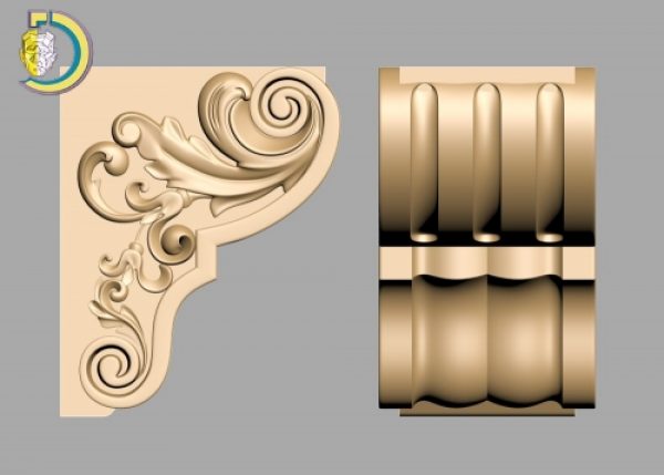 Interior Decor Capital 08 Wood Carving Patter For CNC Router