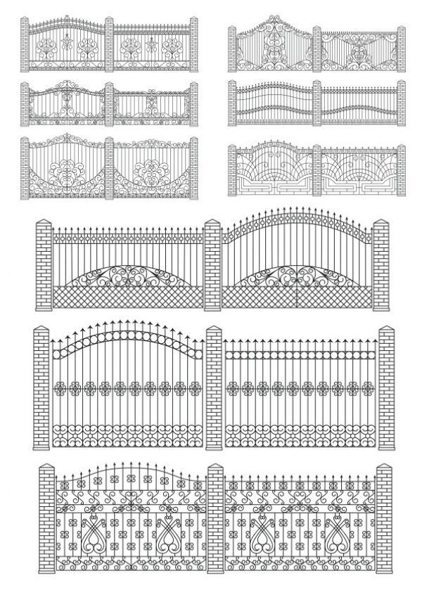 Iron gate 2 vector file free