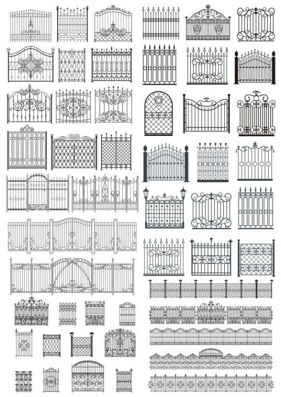 Iron gate vector file free