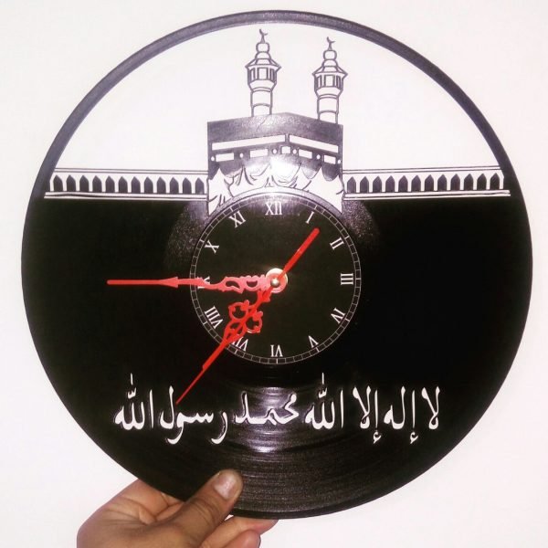 KAABA CLOCK CNC LASER CUTTING CDR DXF FILE FREE