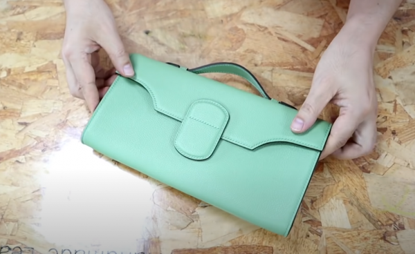 KL Clutch Leather Craft PDF, Leather Craft Pattern