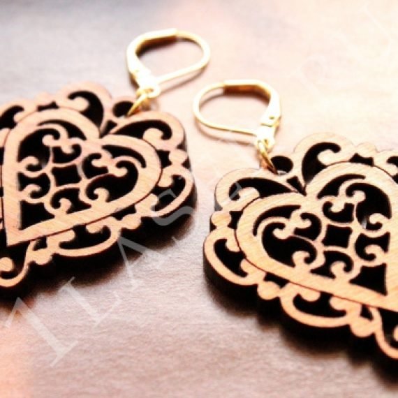 Keychain Carved heart
