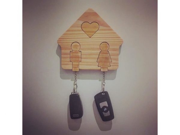 Keychain House of Love [CNC or 3D] Keyring