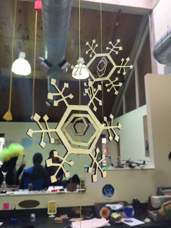 Kinetic Snowflakes Free DXF File