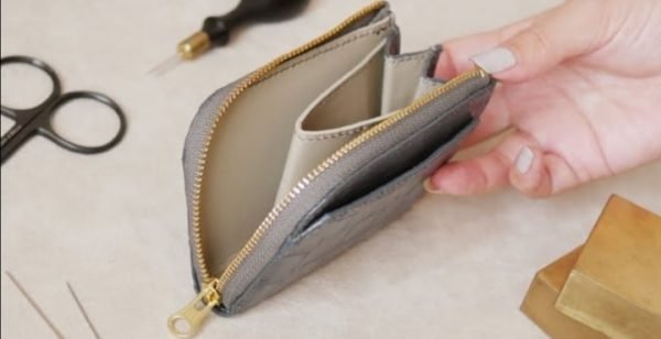 L-Shape Wallet by Gentlion Leather template pdf free