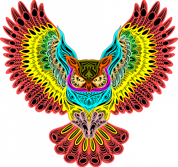 Laser Cut 10 Multi Layer Owl SVG Drawing - Dezin.info