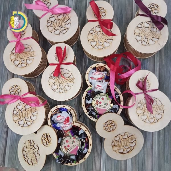 Laser Cut 8 March Womens Day Gift Box CDR Free Vector