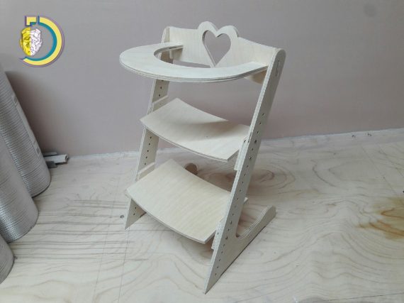 Laser Cut A Chair for a Doll Free Vector
