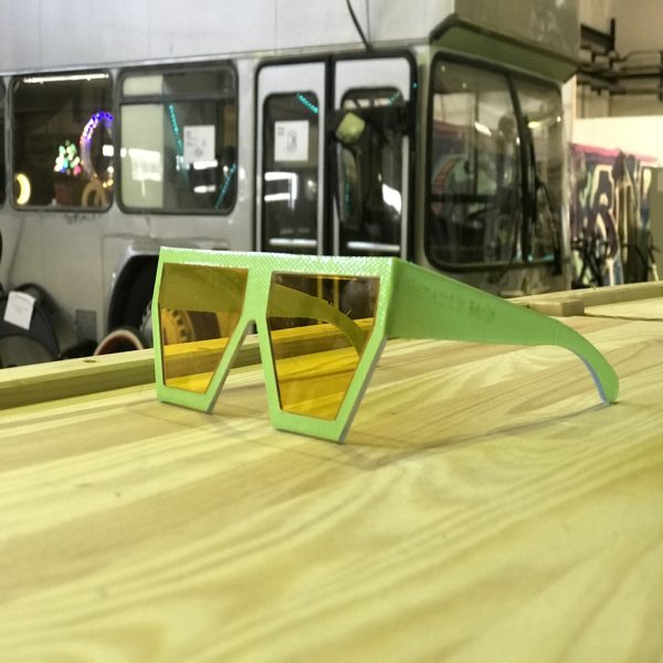 Laser Cut Acrylic Sunglasses Free Vector
