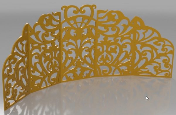 Laser Cut Arch Backdrop Panel Event Decoration Panel Free Vector cdr Download