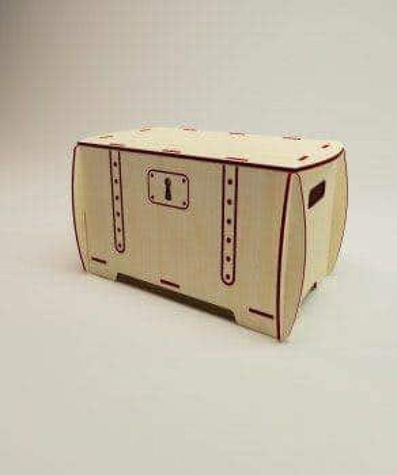 Laser Cut Box for small things CDR File