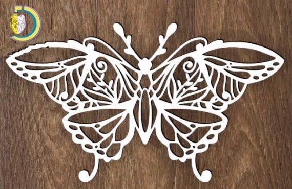 Laser Cut Butterfly Plywood Free Vector