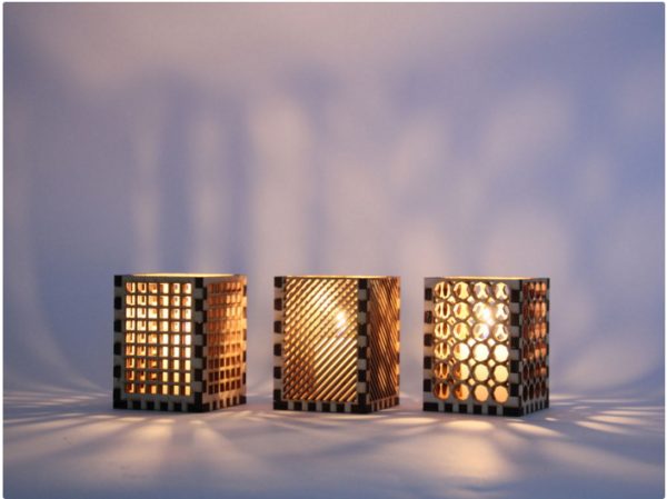 Laser Cut Candle Holder CDR File