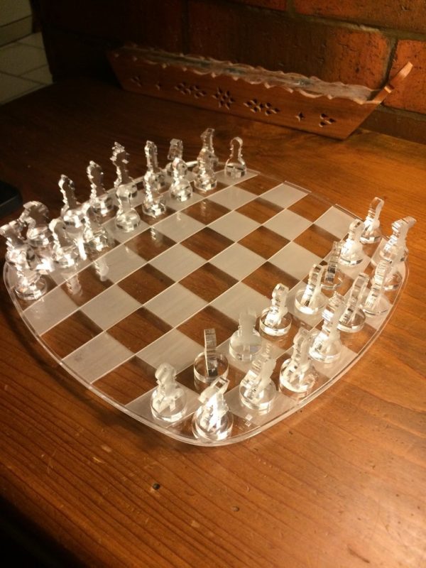 Laser Cut Chess Game Acrylic 5mm CDR File