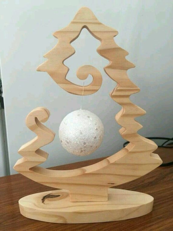 Laser Cut Christmas Tree & Base Drawing