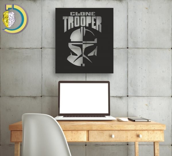 Laser Cut Clone Trooper Free Vector dxf Download