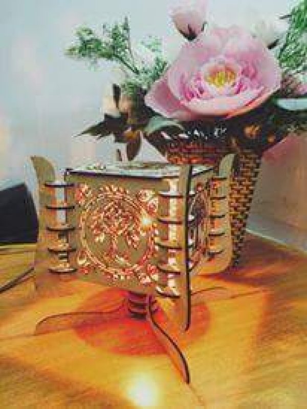 Laser Cut Creative Decor Night Light Table Light CDR File