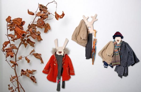 Laser Cut Cute Coat Racks For Kids Free Vector