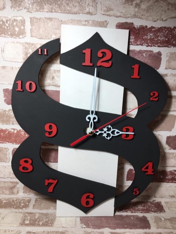 Laser Cut Decorative Modern And Contemporary Wall Clock CDR File