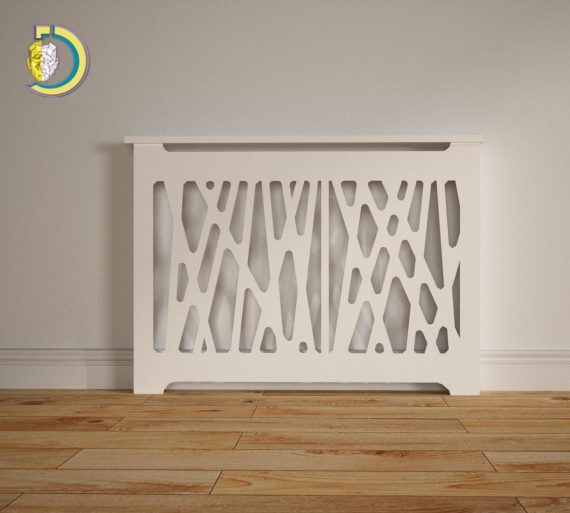 Laser Cut Decorative Radiator Cover Grille CDR Free Vector