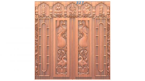 Laser Cut Door Relief Design 327