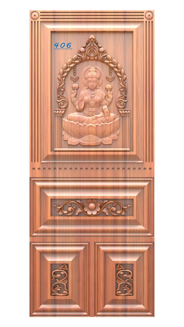 Laser Cut Door Relief Design 406