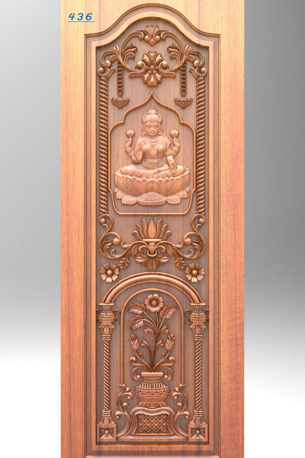 Laser Cut Door Relief Design 436