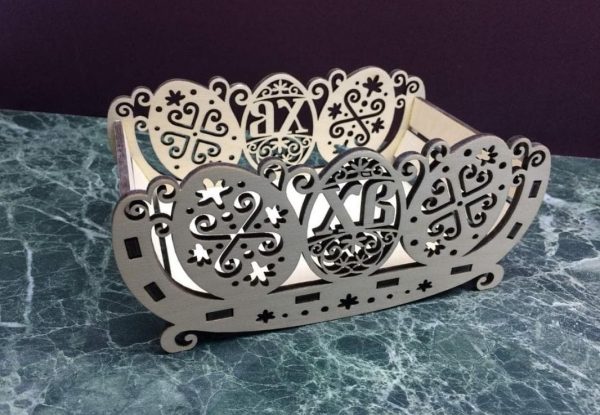 Laser Cut Easter Basket