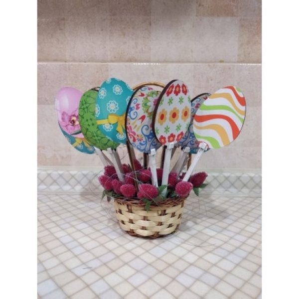 Laser Cut Easter Toppers Plywood CDR File